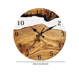 Wall Clock Quiet Housewarming Gift Hanging Clock for Kitchen Bathroom Indoor Style C