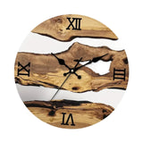 Wall Clock Quiet Housewarming Gift Hanging Clock for Kitchen Bathroom Indoor Style D