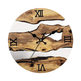 Wall Clock Quiet Housewarming Gift Hanging Clock for Kitchen Bathroom Indoor Style D