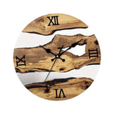 Wall Clock Quiet Housewarming Gift Hanging Clock for Kitchen Bathroom Indoor Style D