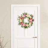 Garland for Front Door Party Spring Decorations Round 45 cm for Living Rooms