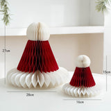 Christmas Paper Decoration Office Festival Winter Home Decor Xmas Decoration 2 Red Ornaments