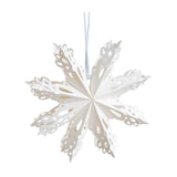 Christmas Paper Decoration Office Festival Winter Home Decor Xmas Decoration 23cm Snowflake