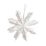 Christmas Paper Decoration Office Festival Winter Home Decor Xmas Decoration 23cm Snowflake