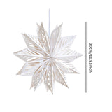 Christmas Paper Decoration Office Festival Winter Home Decor Xmas Decoration 30cm Snowflake