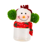 Christmas Candy Jar Sugar Bottle Party Holiday with Lid Kitchen Glass Bottle