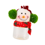 Christmas Candy Jar Sugar Bottle Party Holiday with Lid Kitchen Glass Bottle