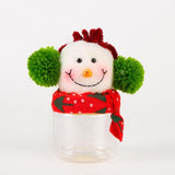 Christmas Candy Jar Sugar Bottle Party Holiday with Lid Kitchen Glass Bottle