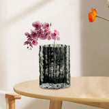 Hydroponic Vase Plant Pot Storage Decorative Vase Bud Vase Glass Flower Vase Gray