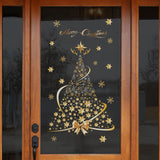 Christmas Tree Window Cling Window Decal for Kitchen Dining Room Living Room