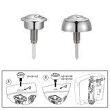 Toilet Flush Button Tank Valve Toilet Tank Button for Bathroom Restroom Home 87.2x48mm