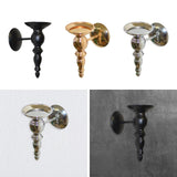 Wall Sconce Candle Holder Tealight Candle Holder for Fireplace Bedroom Porch Black