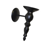 Wall Sconce Candle Holder Tealight Candle Holder for Fireplace Bedroom Porch Black