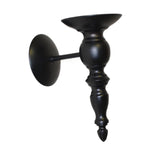 Wall Sconce Candle Holder Tealight Candle Holder for Fireplace Bedroom Porch Black