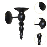 Wall Sconce Candle Holder Tealight Candle Holder for Fireplace Bedroom Porch Black