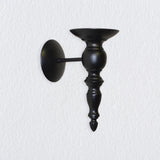 Wall Sconce Candle Holder Tealight Candle Holder for Fireplace Bedroom Porch Black