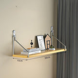 Floating Shelf Organizer Storage Candleholder Home Bedroom Wooden Wall Shelf