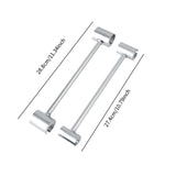 2x Hinges Gap Adjusting Wrench Sturdy Easy to Use Door Hinge Adjustment Tool Silver