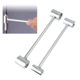 2x Hinges Gap Adjusting Wrench Sturdy Easy to Use Door Hinge Adjustment Tool Silver