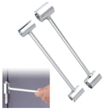 2x Hinges Gap Adjusting Wrench Sturdy Easy to Use Door Hinge Adjustment Tool Silver