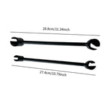 2x Hinges Gap Adjusting Wrench Sturdy Easy to Use Door Hinge Adjustment Tool Black