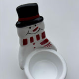 Christmas Snowman Candle Holder Gift Candle Stand for Home Study Room Office