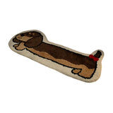 Dachshund Rug Non Slip Home Decor Animal Floor Mat for Home Bedside Playroom