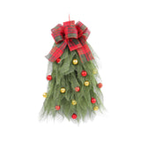 Christmas Artificial Swags for Front Door Teardrop Swag Wreath for Farmhouse