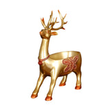 Cartoon Deer Statue Desk Storage Tray Cute for Living Room Bookshelf Bedroom Standing Golden