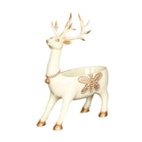 Cartoon Deer Statue Desk Storage Tray Cute for Living Room Bookshelf Bedroom Standing White