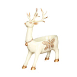 Cartoon Deer Statue Desk Storage Tray Cute for Living Room Bookshelf Bedroom Standing White