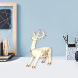 Cartoon Deer Statue Desk Storage Tray Cute for Living Room Bookshelf Bedroom Standing White