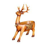 Cartoon Deer Statue Desk Storage Tray Cute for Living Room Bookshelf Bedroom Brown Standing