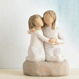 Resin Friendship Figurine Craft Desktop Desk for Bedroom Bathroom Decoration