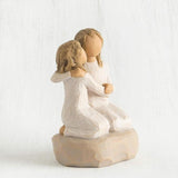 Resin Friendship Figurine Craft Desktop Desk for Bedroom Bathroom Decoration