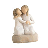 Resin Friendship Figurine Craft Desktop Desk for Bedroom Bathroom Decoration