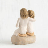 Resin Friendship Figurine Craft Desktop Desk for Bedroom Bathroom Decoration