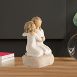 Resin Friendship Figurine Craft Desktop Desk for Bedroom Bathroom Decoration