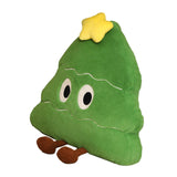 Christmas Tree Shaped Pillow Cute Decorative Throw Pillow for Bed Sofa Couch Green