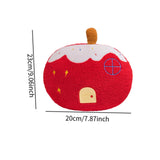 Christmas Throw Pillow Adorable Christmas Decoration for Living Rooms Office Apple Shape