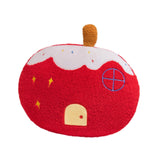 Christmas Throw Pillow Adorable Christmas Decoration for Living Rooms Office Apple Shape