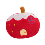 Christmas Throw Pillow Adorable Christmas Decoration for Living Rooms Office Apple Shape