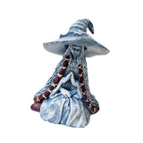 Witch Statue Garden Ornament Witch Figurine for Countertop Shelf Living Room