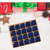 20Pcs Christmas Ball Ornaments Set Decorative Balls for Engagement Festivals Blue