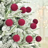 20Pcs Christmas Ball Ornaments Set Decorative Balls for Engagement Festivals Red