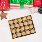 20Pcs Christmas Ball Ornaments Set Decorative Balls for Engagement Festivals Khaki