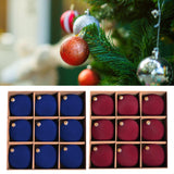 9x Christmas Tree Decorations Gift Xmas Tree Decor for Xmas Festivals Indoor Blue