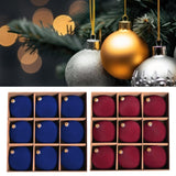 9x Christmas Tree Decorations Gift Xmas Tree Decor for Xmas Festivals Indoor Blue