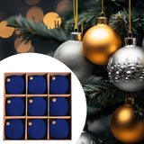 9x Christmas Tree Decorations Gift Xmas Tree Decor for Xmas Festivals Indoor Blue