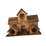 Hummingbird Nest Hanging Hut Outdoor Resting Place Nesting Wooden Bird House